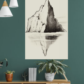 Glass konst från glassgårdsmuren poster