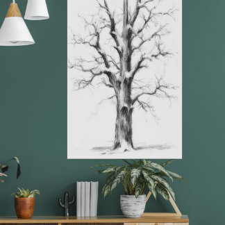 Glass konst från glassgårdsmuren poster