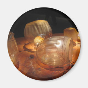 Glass konst magnet