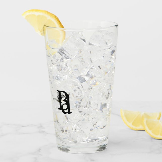 Glass Kopp Abstrakt Trend Insida Decor Black (Framsida Ice)