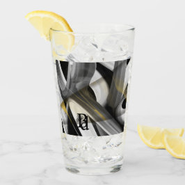 Glass Kopp Abstrakt Trend Insida Decor Black