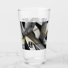 Glass Kopp Abstrakt Trend Insida Decor Black