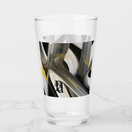 Glass Kopp Abstrakt Trend Insida Decor Black