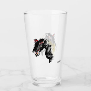 Glass Kopp: Häst med törst Glaskopp