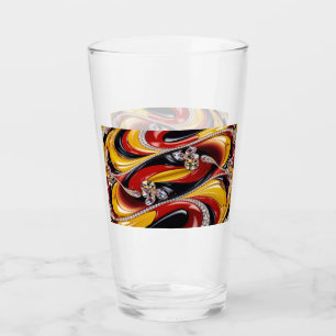 Glass kopp med belgiskt Färg