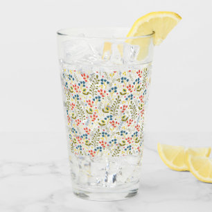 Glass Kopp med sömlös blomma