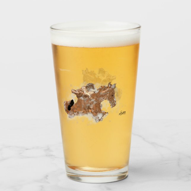 Glass Kopp: Tävling är på Glaskopp (Framsida fylld)