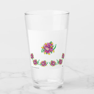 Glass Kopp Tumbler Astiatic Lilly