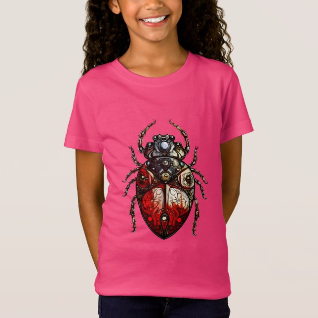 Glass Ladybug T Shirt (Framsida)