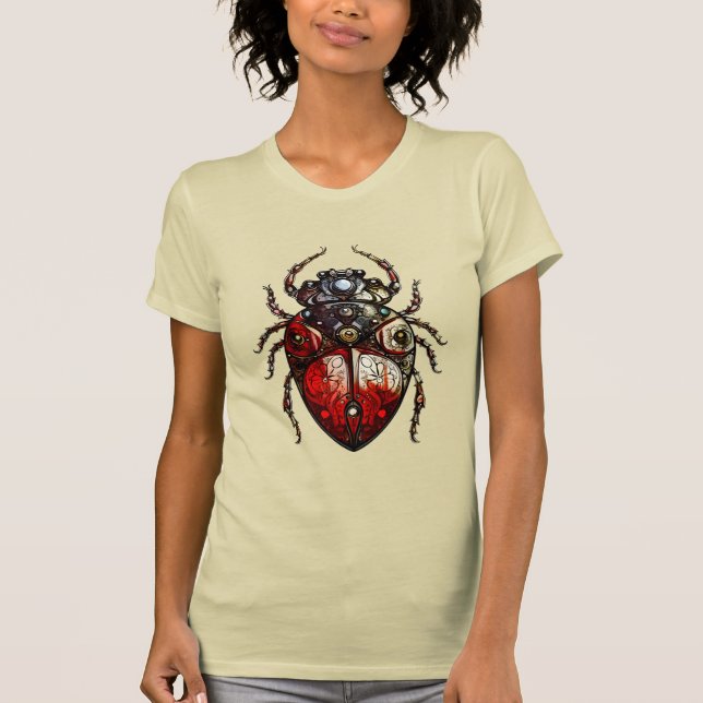 Glass Ladybug T Shirt (Framsida)