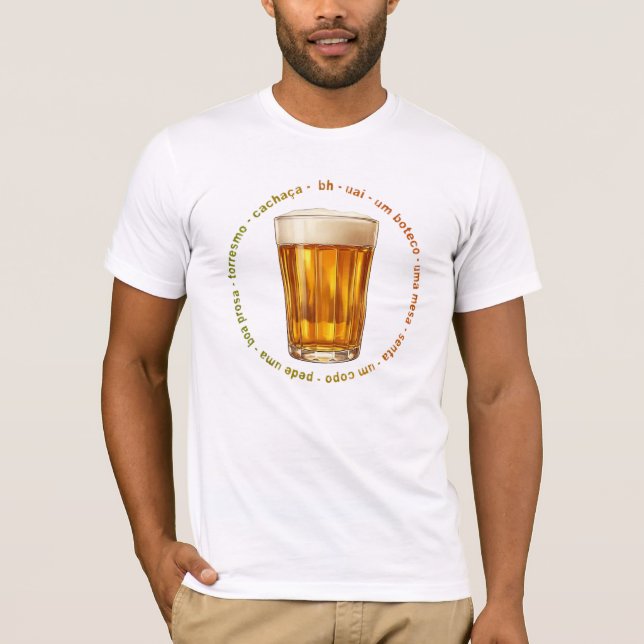 Glass Lagoinha and Belo Horizonte T Shirt (Framsida)