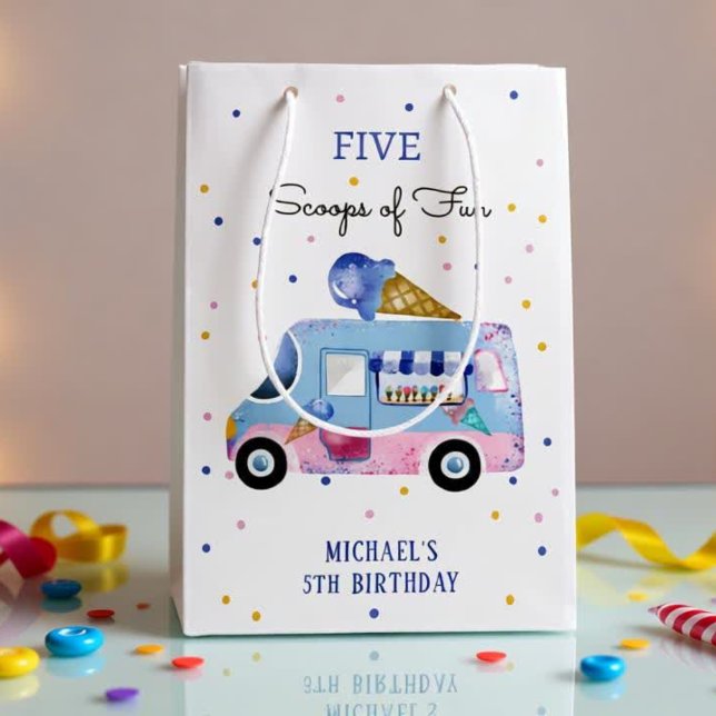 Glass lastbil Scoops roligt barns födelsedag (Skapare uppladdad)