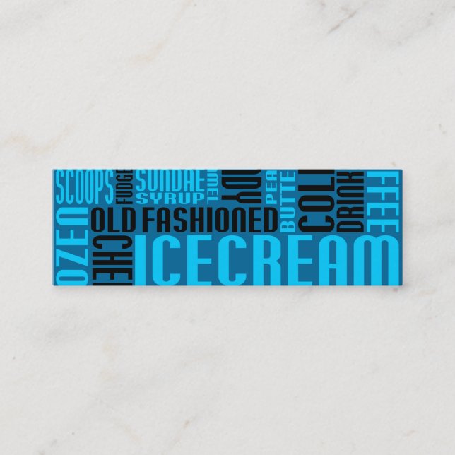 glass (liten chatta) lojalitetskort (Framsida)