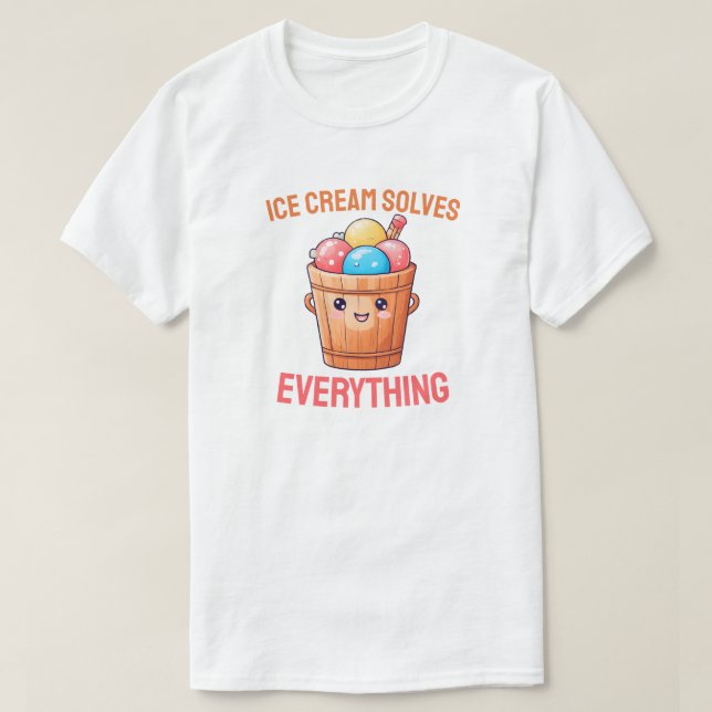 Glass löser allt t shirt (Design framsida)