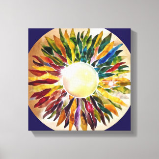 Glass Löv Pearl Modern Fine Art Kanvastryck