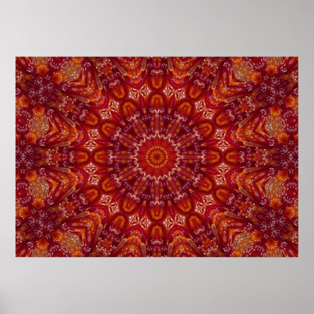 Glass Mandala Poster (Framsidan)