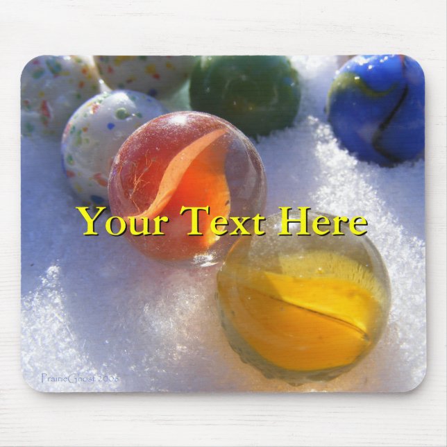 Glass Marbles Mousepad Musmatta (Framsidan)