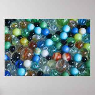 Glass Marbles Poster
