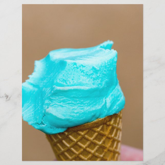 Glass med våffelmakro (Framsida)