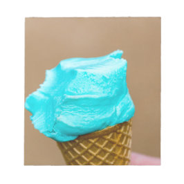 Glass med våffelmakro anteckningsblock