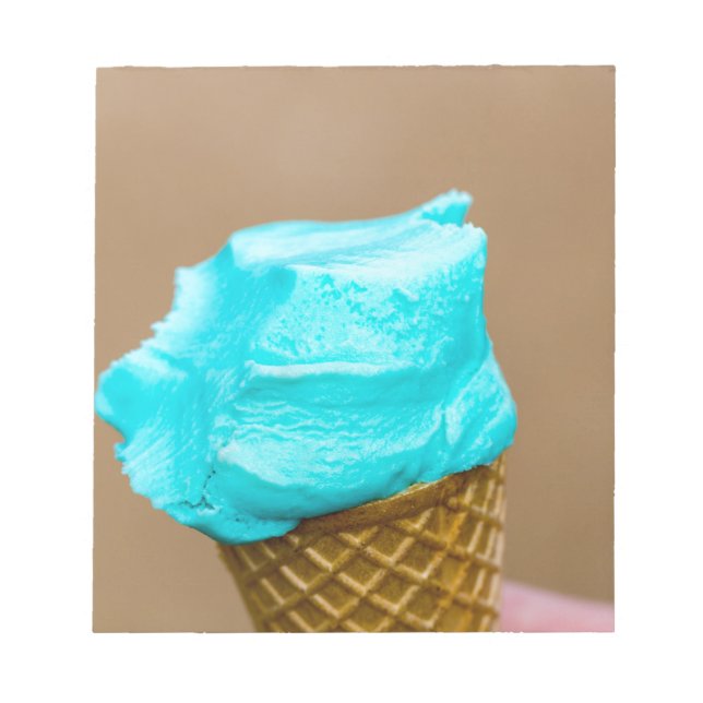 Glass med våffelmakro anteckningsblock (Framsida)