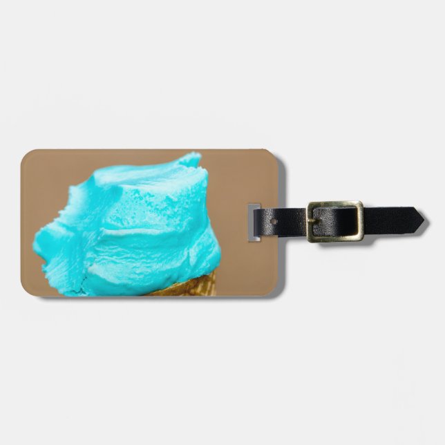 Glass med våffelmakro bagagebricka (Horisontell Framsida)