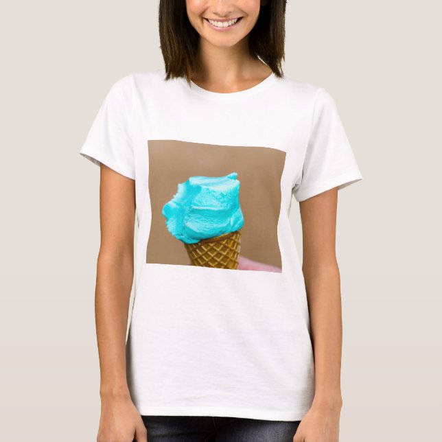 Glass med våffelmakro t shirt (Framsida)