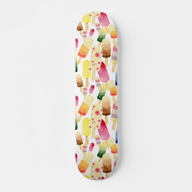 Glass Mini Skateboard Bräda 18,5 Cm (Framsida)