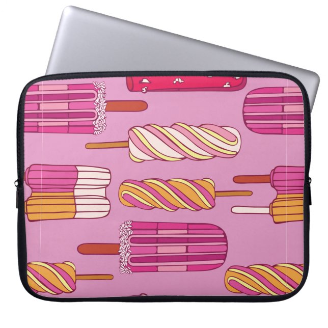 Glass mönster, illustration.  laptop fodral (Framsidan)