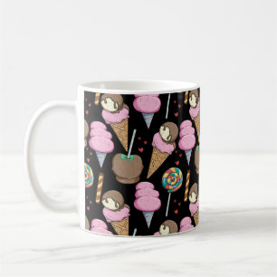 Glass mönster Lollies mönster Lollipop 28 Kaffemugg