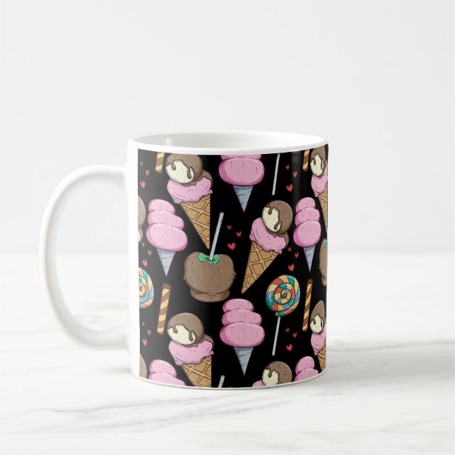 Glass mönster | Lollies mönster | Lollipop 28 Kaffemugg (Vänster)