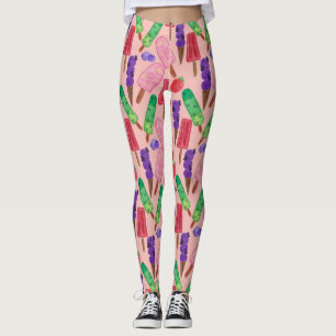 Glass mönster Lollies mönster Lollipop 9 Leggings