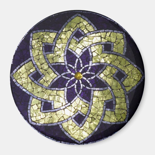 Glass Mosaic Magnet "St. Arnolds Star" (Framsidan)