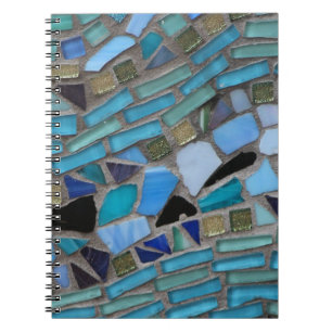 Glass Mosaic Spiral Anteckningsbok