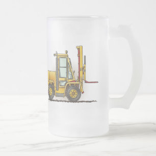 Glass mugg för gaffeltruck