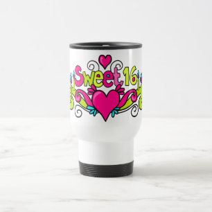glass mugg för sweet sixteenparty