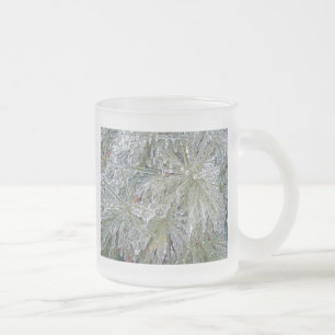 Glass Mugg Iced Gräs - Naturligt