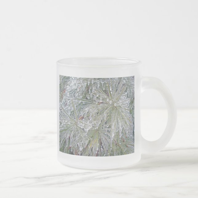 Glass Mugg Iced Gräs - Naturligt (Höger)