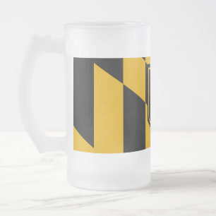 Glass Mugg med flagga av Baltimore, USA