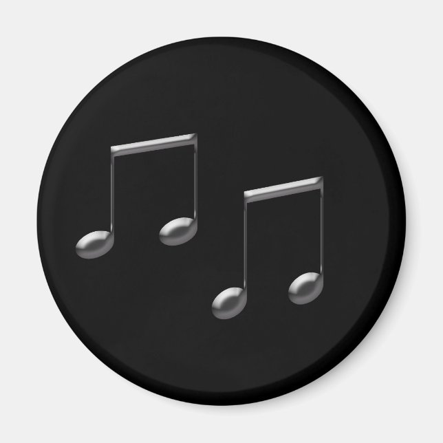 GLASS MUSIK NOTER MAGNET (Framsidan)