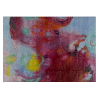 glass originalkonst för skärbräda 8x11