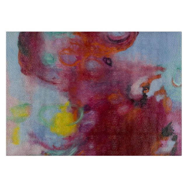 glass originalkonst för skärbräda 8x11 (Framsidan)