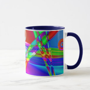 Glass Rainbow Mugg