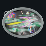 Glass Rocket<br><div class="desc">Att zooma genom utrymmet på en brännande låda är Glass Rocket. Ett klassiskt Science fiction-tema som inspirerar till en känsla av och äventyr. Den här bälte-låsbeslaget visar galaxen som är den djärvaste utforskaren av rymden... du! Baserat på en digital återskapelse från färg av en tidigare penna och bläck biet, som...</div>