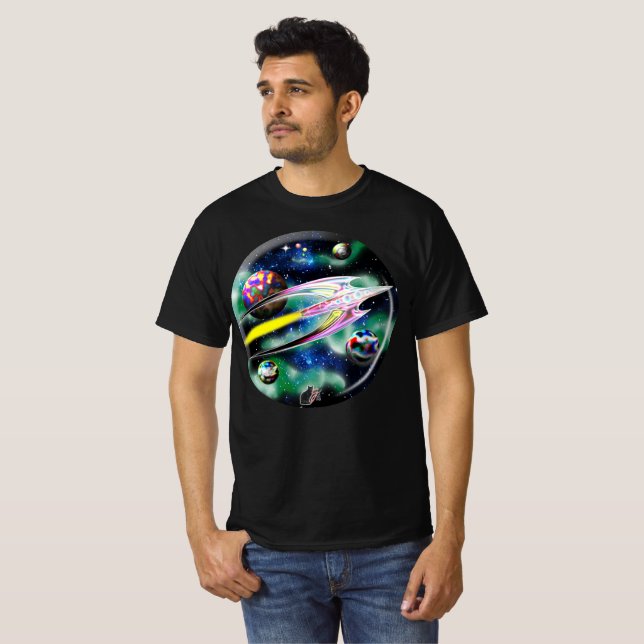 Glass Rocket T Shirt (Hel framsida)