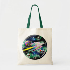 Glass Rocket Tote Bag Tygkasse