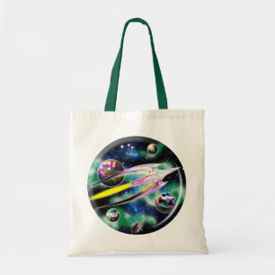 Glass Rocket Tote Bag Tygkasse