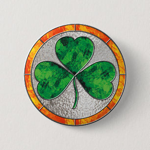 Glass Shamrock Knapp