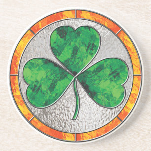 Glass Shamrockkustfartyg Underlägg