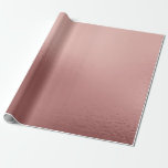 Glass Shiny Glam Rosa ros Guld Presentpapper<br><div class="desc">Minimalism och elegance Glam och Chic Delikat Wrapping Papper</div>